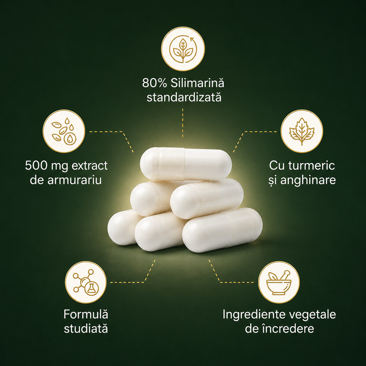 Livorixa® Supliment cu Armurariu pentru Susținerea Ficatului și Digestiei